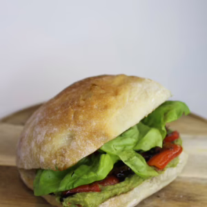 Guacamole Ciabatta (Vegan friendly)