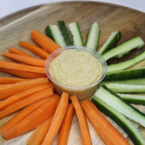 Hummus, Carrots & Cucumber (Vegan)