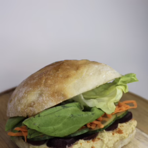 Hummus Ciabatta (Vegan friendly)