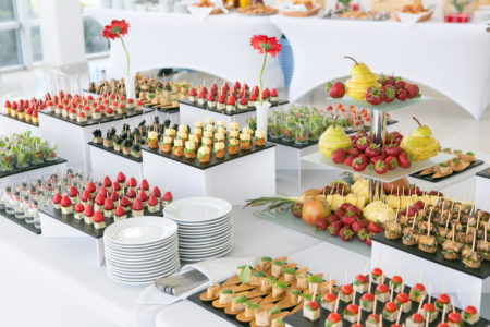 Robert & Victor canapes at an event