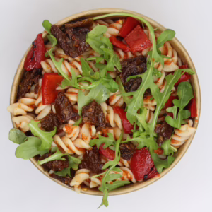 Sharing Salad - Roasted Red Pepper & Tomato Pasta (Vegan)