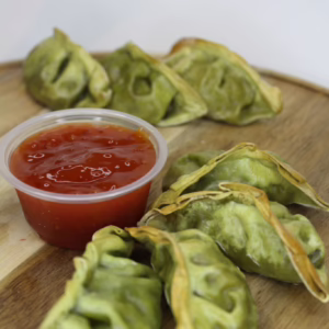 Vegetable Gyoza with Sweet Chilli Dip