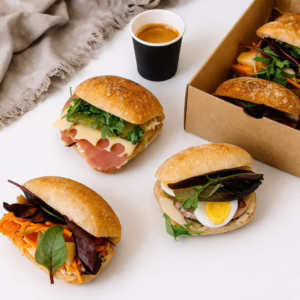 Mini-Ciabatta Platter N°2 - Chicken, Beef, Egg & Tuna