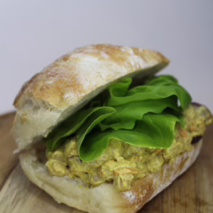 Coronation Chickpea Ciabatta (Vegan Friendly)