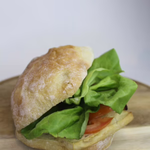 TLT Ciabatta (Tofu, Lettuce, Tomato)