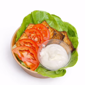TLT Salad (Tofu, Lettuce, Tomato)
