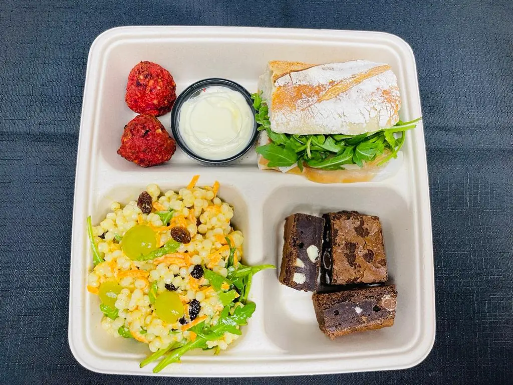 bento box catering for Robert & Victor