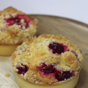 Raspberry Crumble Tartlet