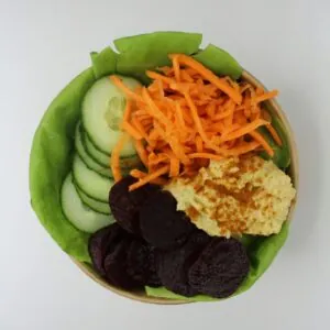 Hummus & Beetroot Salad (Vegan friendly)