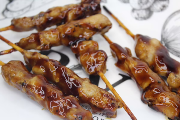 Soy-Glazed Chicken Skewer