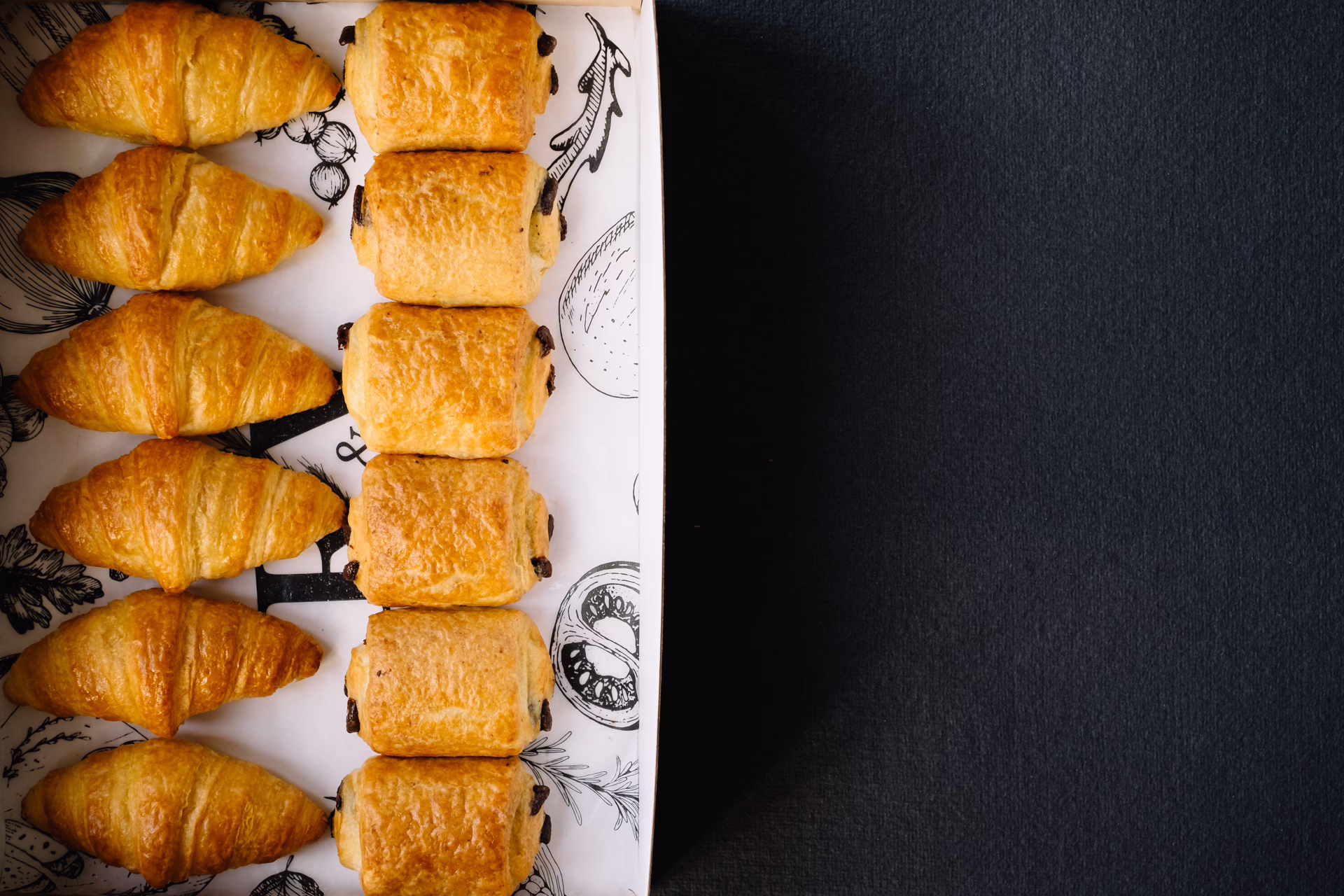 selection of mini pastries